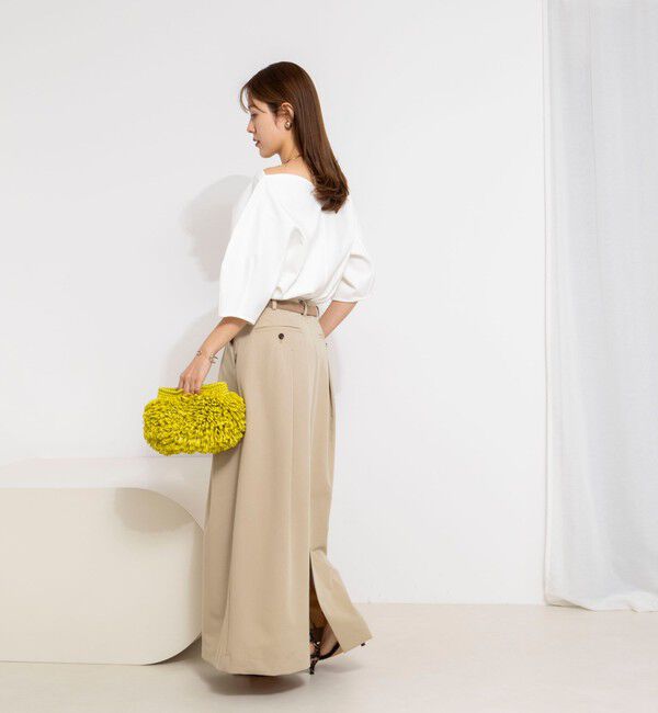 NOLLEY'S「【WEB限定】ウォッシャブルハートネックカットソー」|Tシャツ・カットソー|