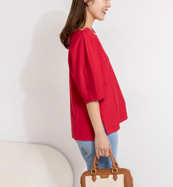 NOLLEY'S「【WEB限定】ウォッシャブルハートネックカットソー」|Tシャツ・カットソー|