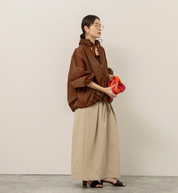 MAQWEL「《セットアップ対応》【MAQWEL/マクウェル】ウォッシャブルシアーブルゾン」|ブルゾン・スタジャン|