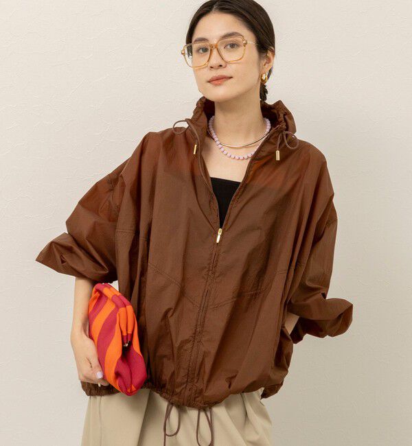 MAQWEL「《セットアップ対応》【MAQWEL/マクウェル】ウォッシャブルシアーブルゾン」|ブルゾン・スタジャン|