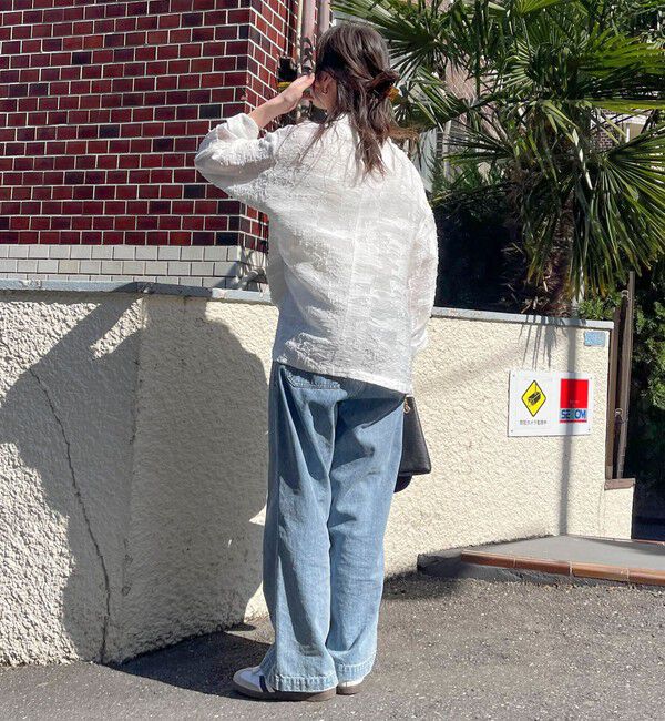 fredy emue「シアージャガードシャツジャケット」|テーラードジャケット|