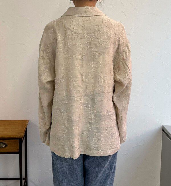 fredy emue「シアージャガードシャツジャケット」|テーラードジャケット|