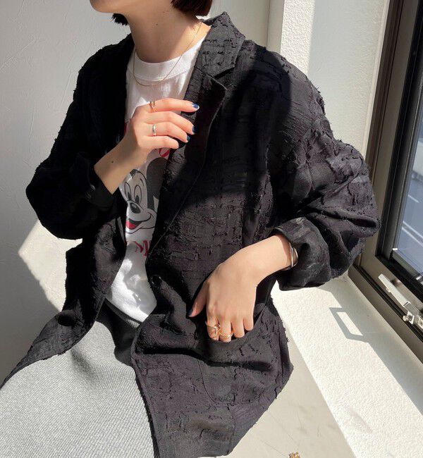 fredy emue「シアージャガードシャツジャケット」|テーラードジャケット|