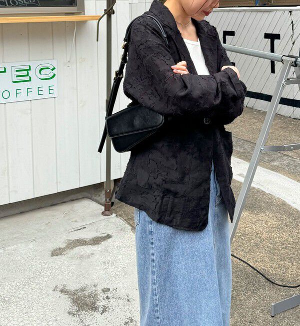 fredy emue「シアージャガードシャツジャケット」|テーラードジャケット|