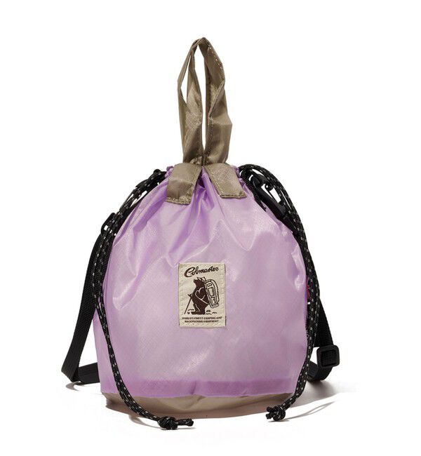 GLOSTER「【COBMASTER/コブマスター】KINCHAKU POUCH 巾着ポーチ ショルダー 2WAY」|ショルダー・メッセンジャー|ラベンダー