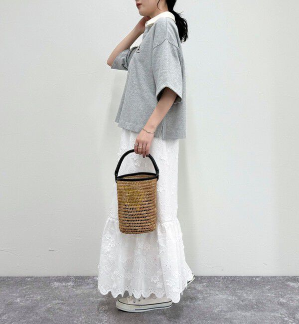 fredy emue「コットンレースギャザースカート」|スカート|