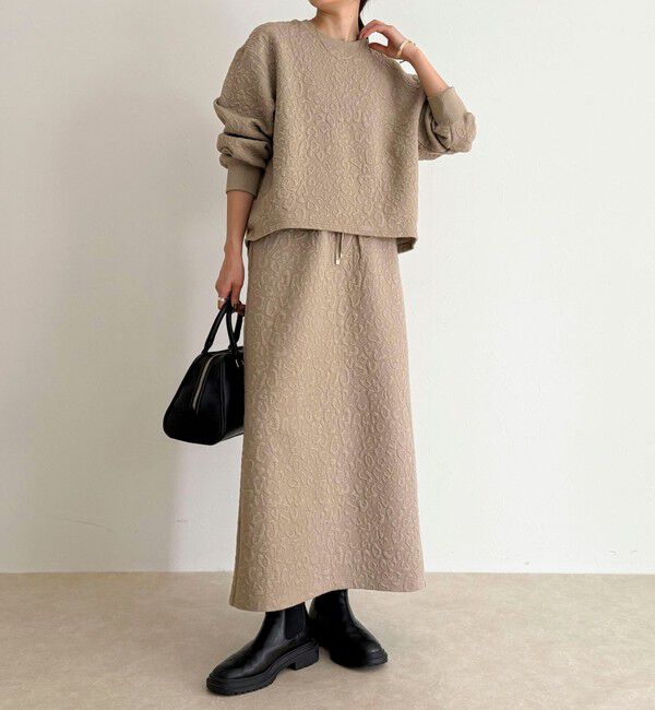 fredy emue「レオパードジャガードスカート」|スカート|