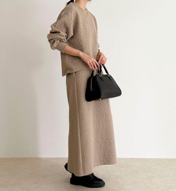 fredy emue「レオパードジャガードスカート」|スカート|