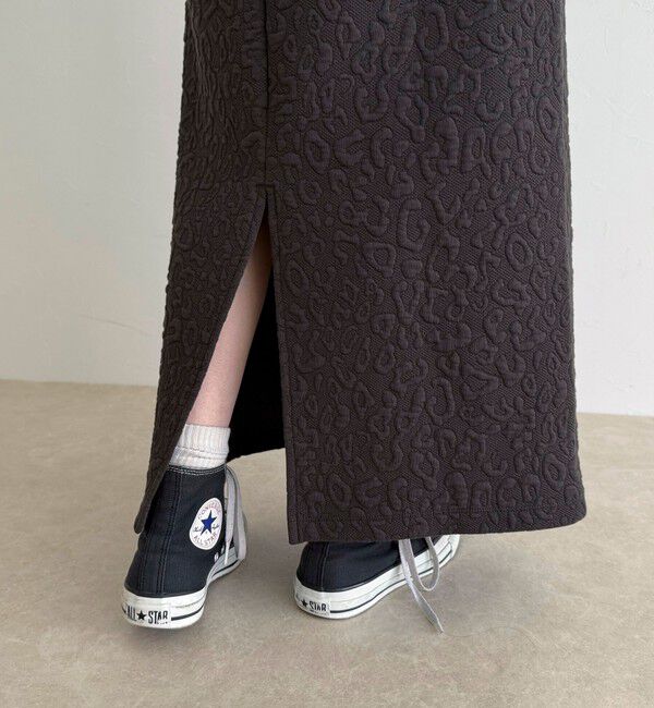fredy emue「レオパードジャガードスカート」|スカート|