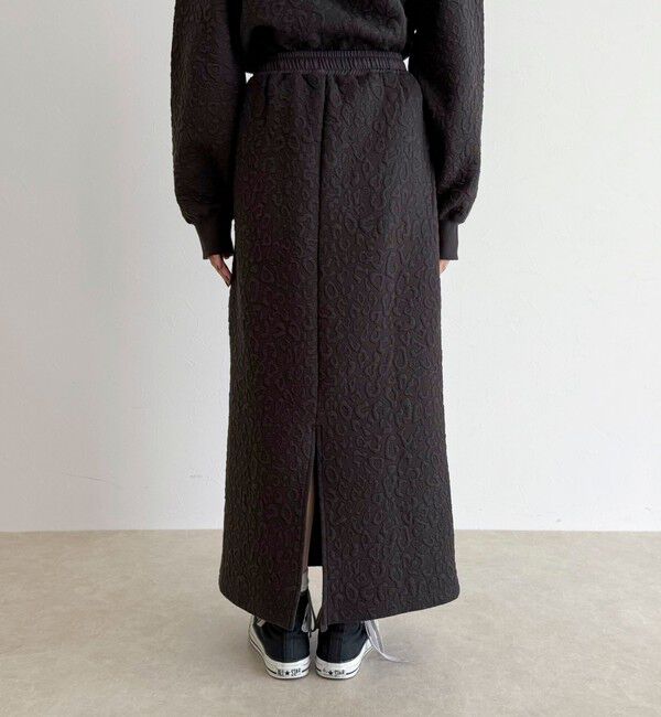 fredy emue「レオパードジャガードスカート」|スカート|