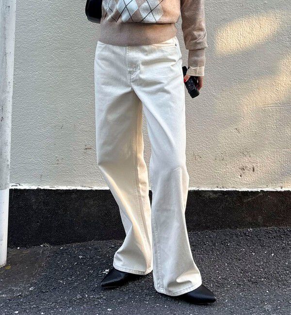 fredy emue「【待望の新色＆サイズ展開追加／@sora_522m企画】BASIC STRAIGHT DENIM」|デニム|