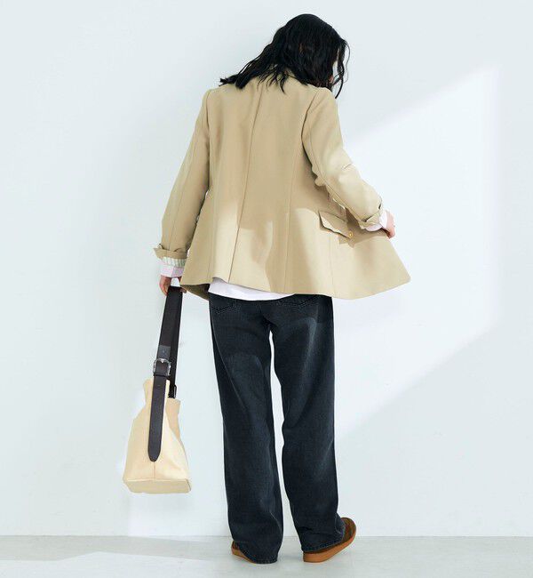 fredy emue「【3サイズ展開/オンオフ使える】ダブルブレストジャケット」|テーラードジャケット|