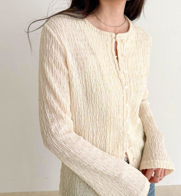 fredy emue「シャーリングカットブラウス」|Tシャツ・カットソー|