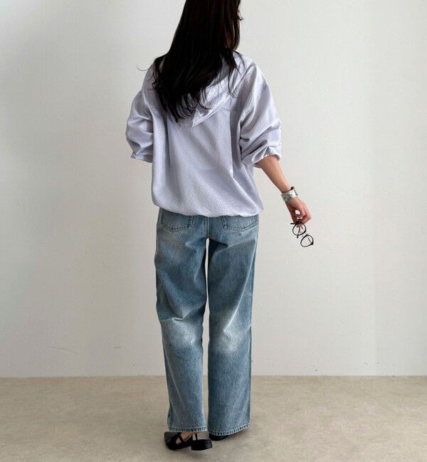 fredy emue「ストライプアノラックシャツブルゾン」|シャツ・ブラウス|