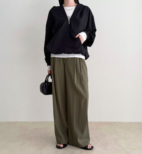 fredy emue「ストライプアノラックシャツブルゾン」|シャツ・ブラウス|