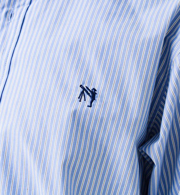 GLOSTER「【BOY ASTLAD刺繍】ボタンダウンシャツ ストライプ/チェック」|シャツ・ブラウス|