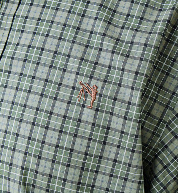 GLOSTER「【BOY ASTLAD刺繍】ボタンダウンシャツ ストライプ/チェック」|シャツ・ブラウス|