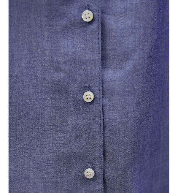 SALON adam et rope'「オンブレチェック ボリュームスリーブブラウス」|シャツ・ブラウス|