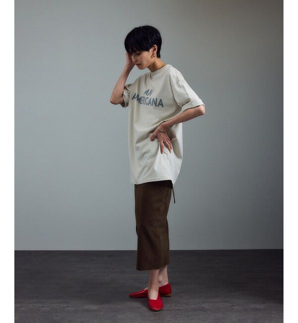 SALON adam et rope'「Ultrasuede(R)スエードスカート / セットアップ対応」|スカート|