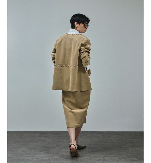 SALON adam et rope'「Ultrasuede(R)スエードスカート / セットアップ対応」|スカート|