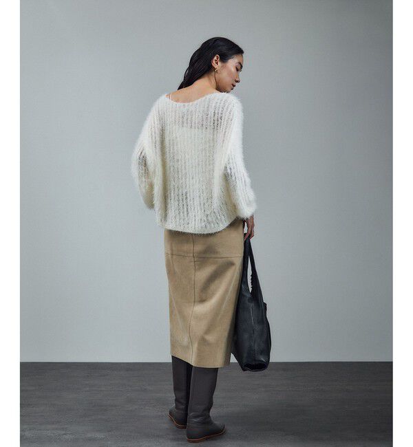 SALON adam et rope'「Ultrasuede(R)スエードスカート / セットアップ対応」|スカート|