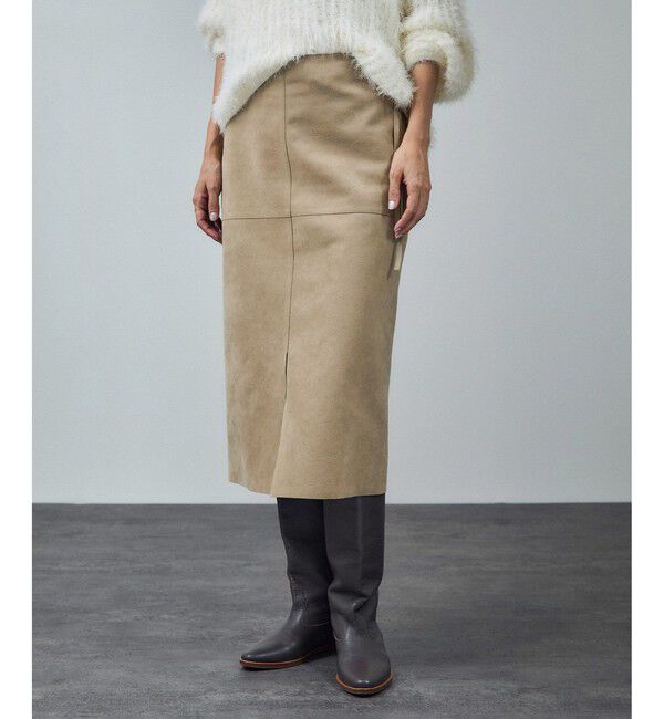 SALON adam et rope'「Ultrasuede(R)スエードスカート / セットアップ対応」|スカート|