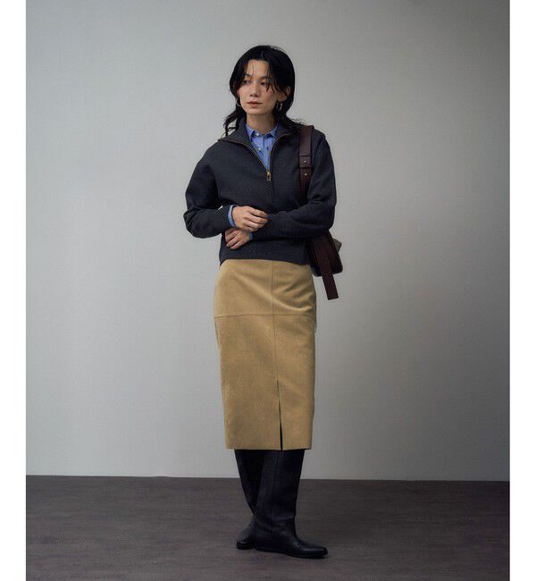SALON adam et rope'「Ultrasuede(R)スエードスカート / セットアップ対応」|スカート|