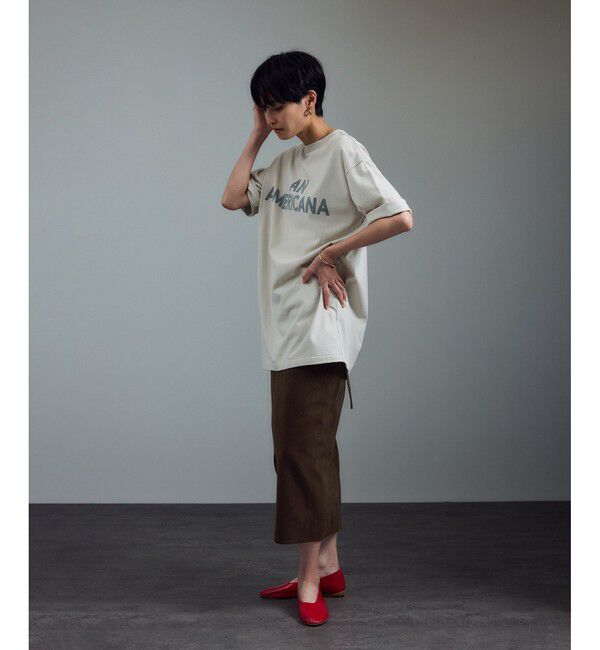 SALON adam et rope'「Ultrasuede(R)スエードスカート / セットアップ対応」|スカート|