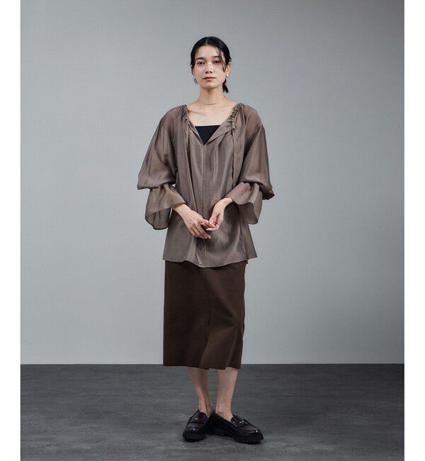 SALON adam et rope'「Ultrasuede(R)スエードスカート / セットアップ対応」|スカート|