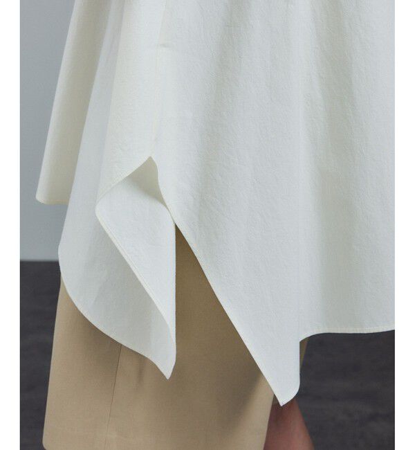 SALON adam et rope'「近江晒タイプライターノースリーブシャツ」|シャツ・ブラウス|