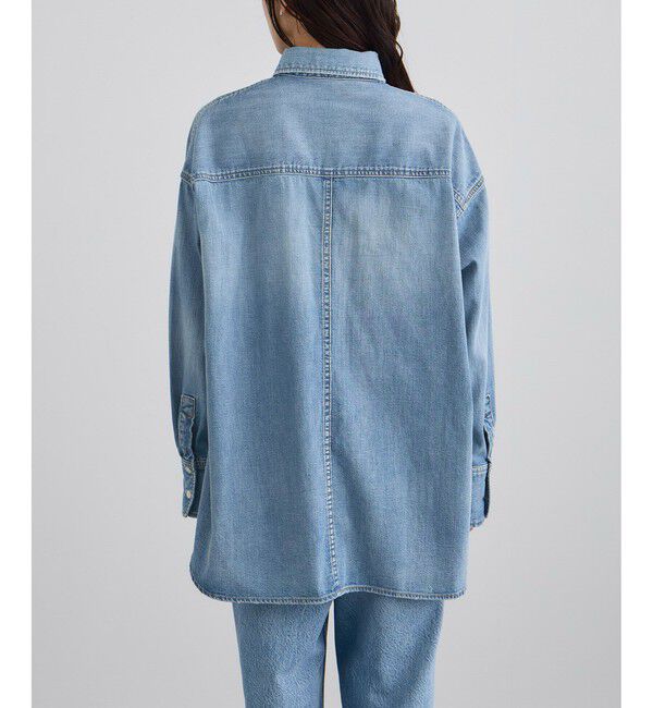 SALON adam et rope'「【RED CARD TOKYO  for SALON】DENIM BIG SHIRT」|シャツ・ブラウス|