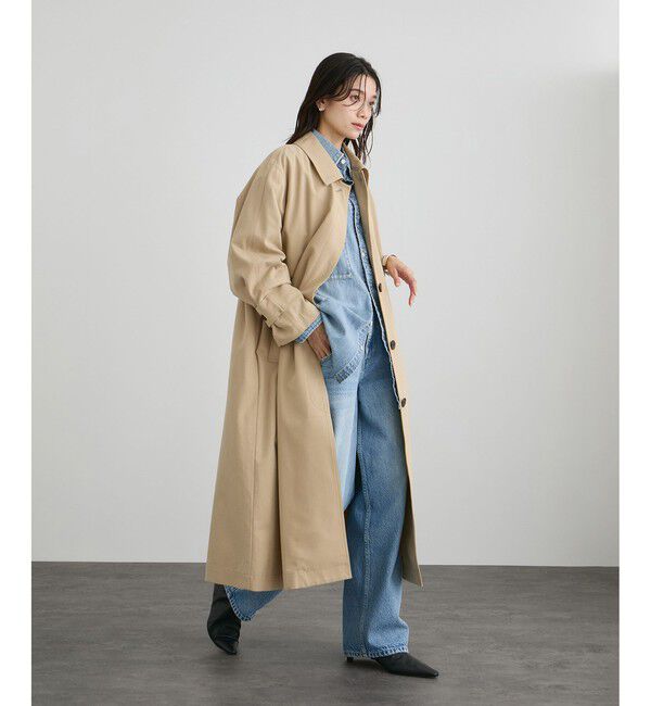 SALON adam et rope'「【RED CARD TOKYO  for SALON】DENIM BIG SHIRT」|シャツ・ブラウス|