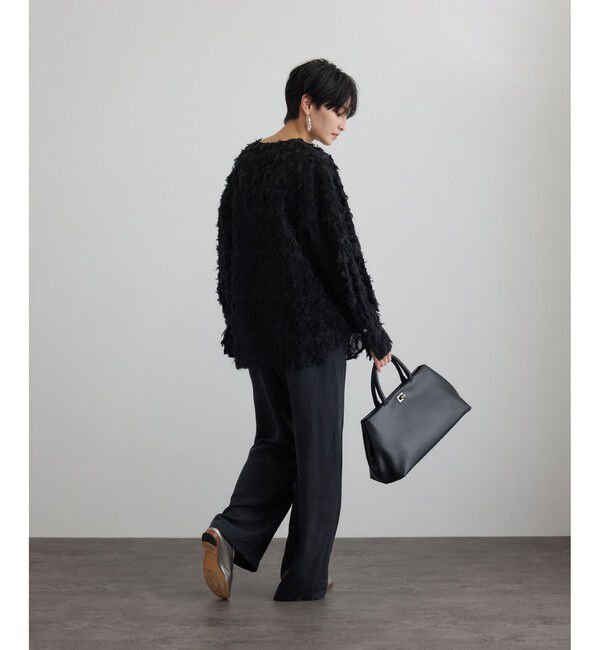 SALON adam et rope'「モチーフカットジャガードブラウス」|シャツ・ブラウス|