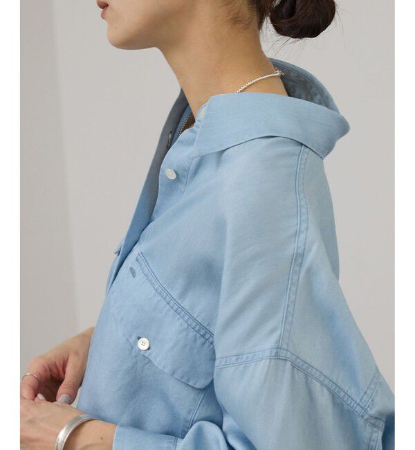 SALON adam et rope'「デニムライクシャツ / セットアップ対応」|シャツ・ブラウス|