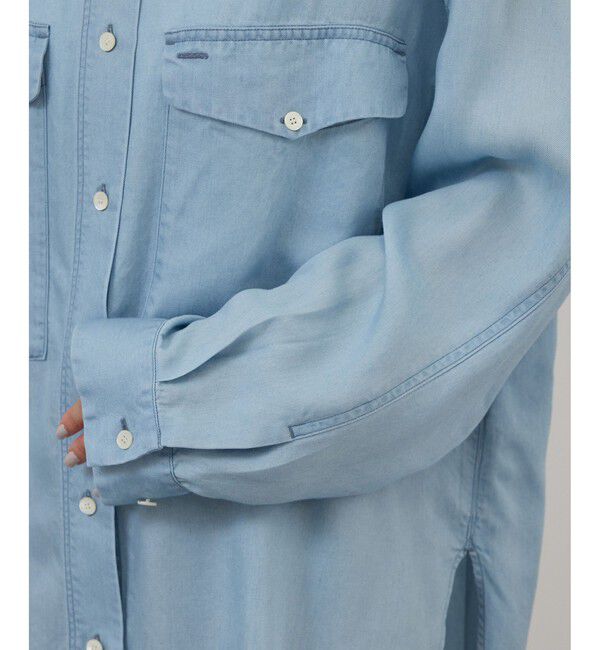 SALON adam et rope'「デニムライクシャツ / セットアップ対応」|シャツ・ブラウス|