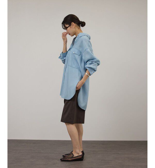 SALON adam et rope'「デニムライクシャツ / セットアップ対応」|シャツ・ブラウス|