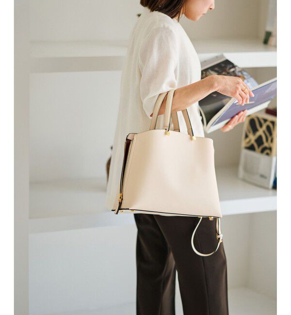 ROPE「【E'POR】Y BAG Medium【軽量】【メディア掲載】」|ハンドバッグ|