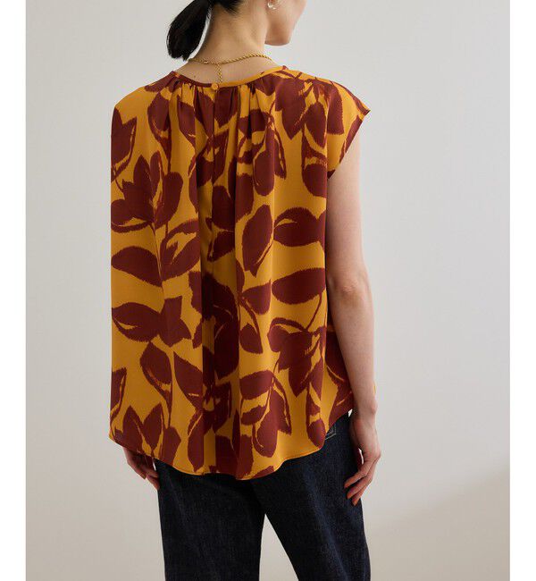 ROPE「DEVEAUXジオメトリックフラワーブラウス」|シャツ・ブラウス|