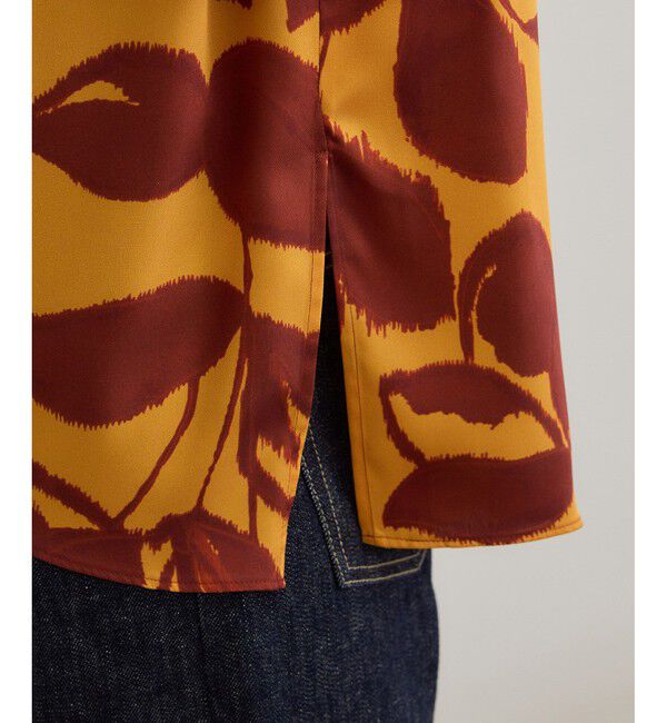 ROPE「DEVEAUXジオメトリックフラワーブラウス」|シャツ・ブラウス|