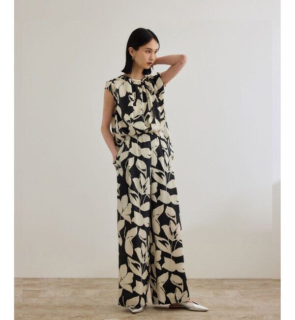 ROPE「DEVEAUXジオメトリックフラワーブラウス」|シャツ・ブラウス|