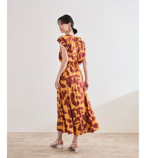 ROPE「DEVEAUXジオメトリックフラワーブラウス」|シャツ・ブラウス|