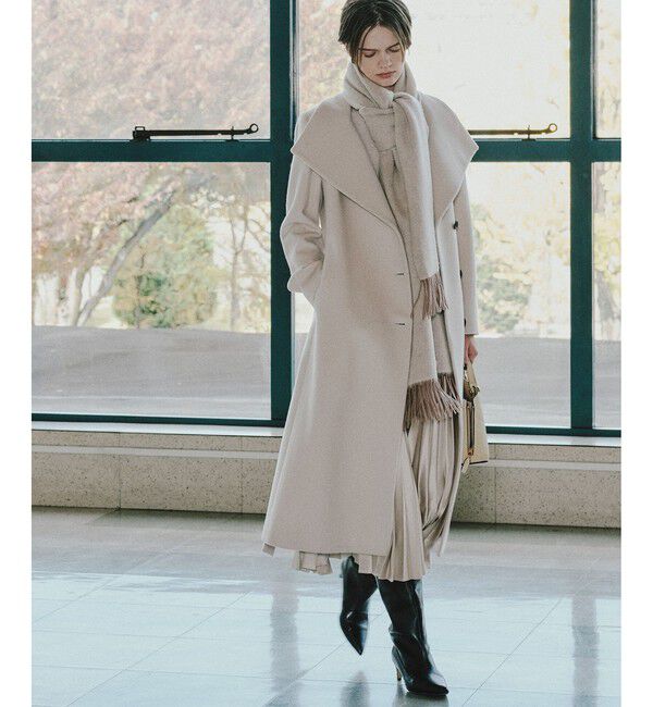 プレミアムカシミヤ ロングコート【逸品・マルチWAY】【25AW】（ROPE