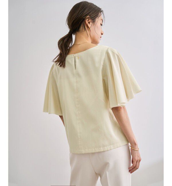 ROPE「【洗える】フレアスリーブオーバーブラウス【WEB・一部店舗限定】」|シャツ・ブラウス|
