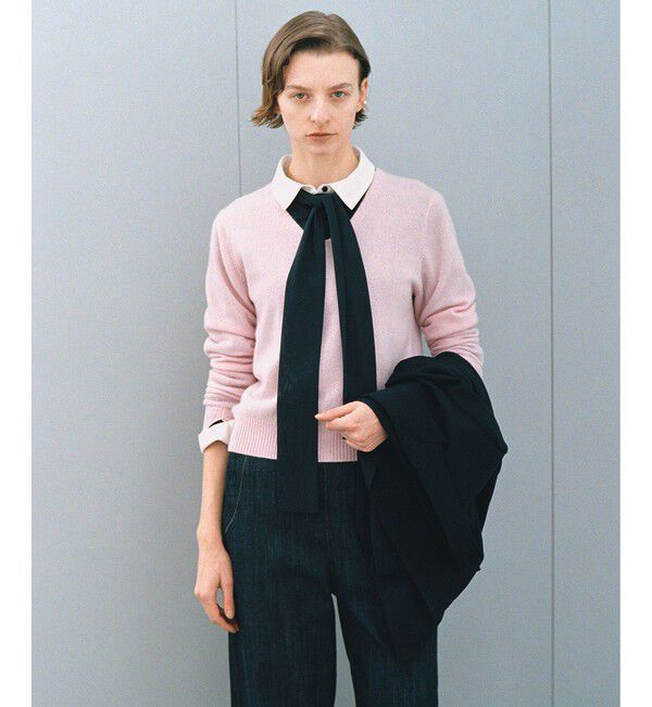 ROPE「シアートリコットボウタイシャツブラウス/イージーケア」|シャツ・ブラウス|