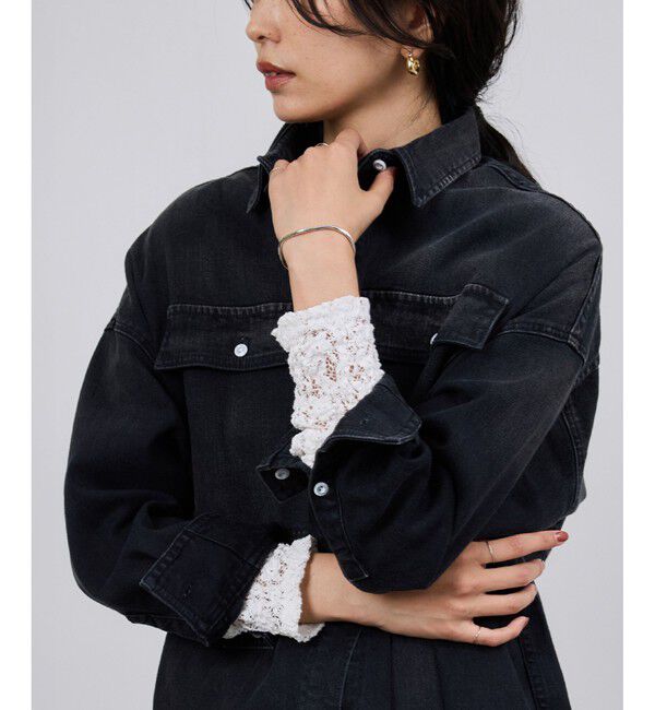 ROPE「【Healthy denim(ヘルシーデニム）】Almondコットンビッグシャツ/イージーケア」|シャツ・ブラウス|