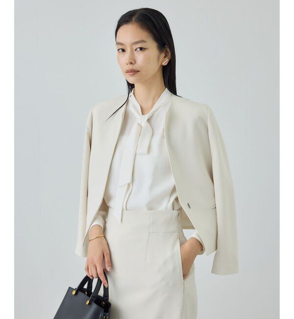 ROPE「ボウタイブラウス/イージーケア・26SS」|シャツ・ブラウス|