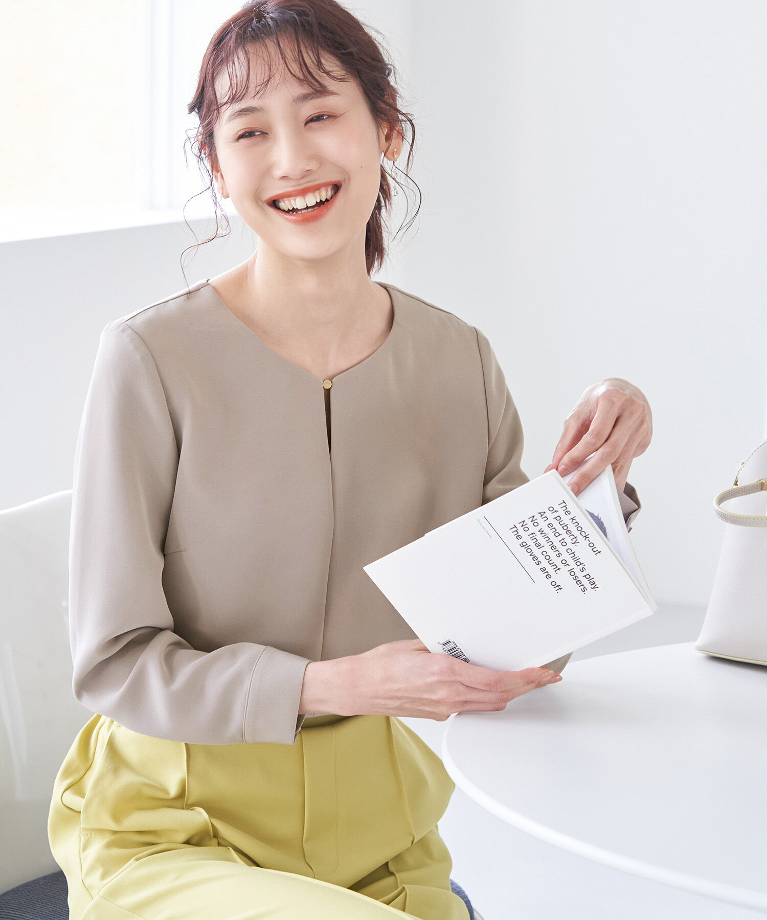 Rope&rsquo;Picnic「【360&deg;ウルトラストレッチ】セットアップ対応/フロントホックブラウス」|シャツ・ブラウス|