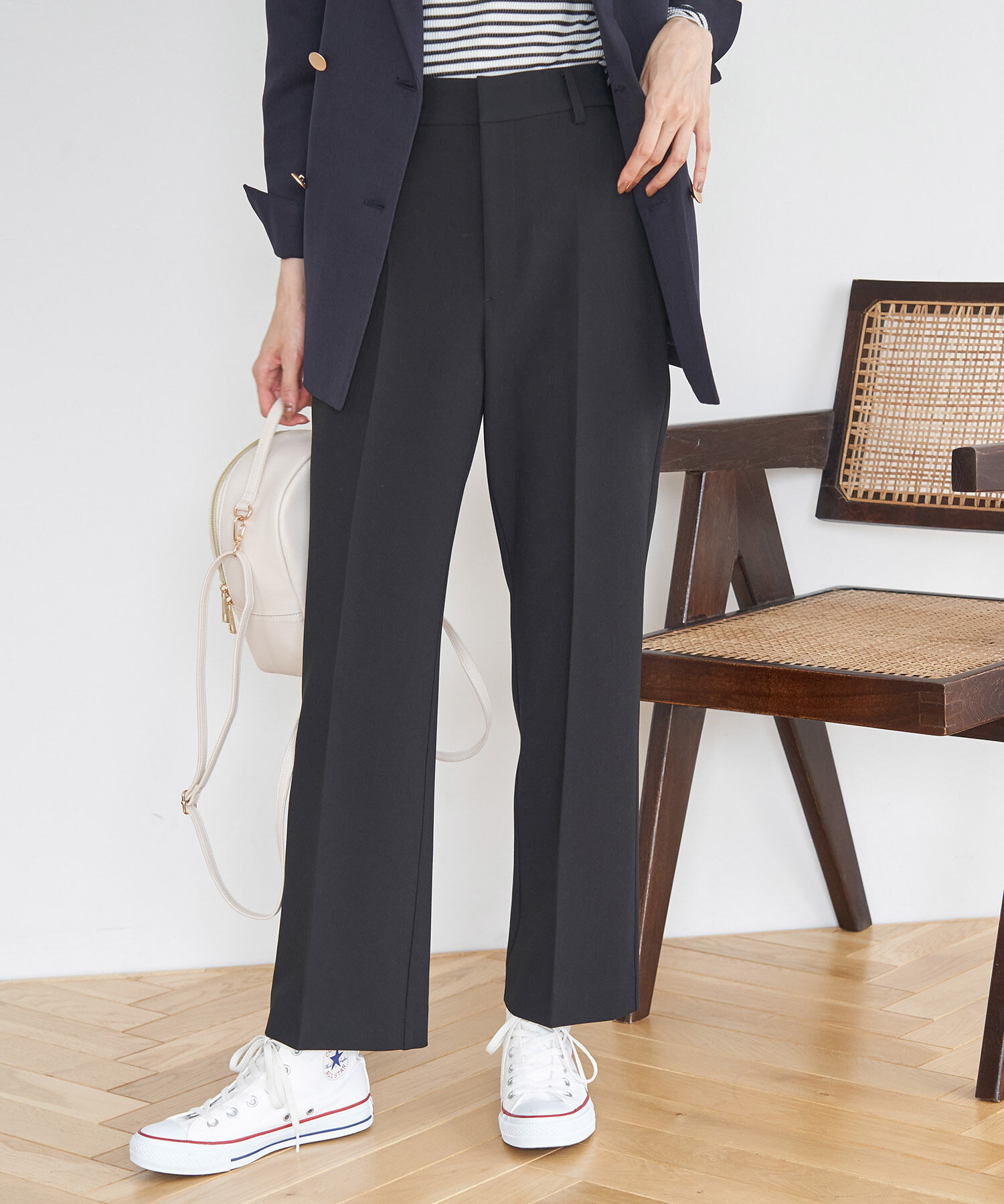 Rope&rsquo;Picnic「スティックカラーパンツ」|スラックス|