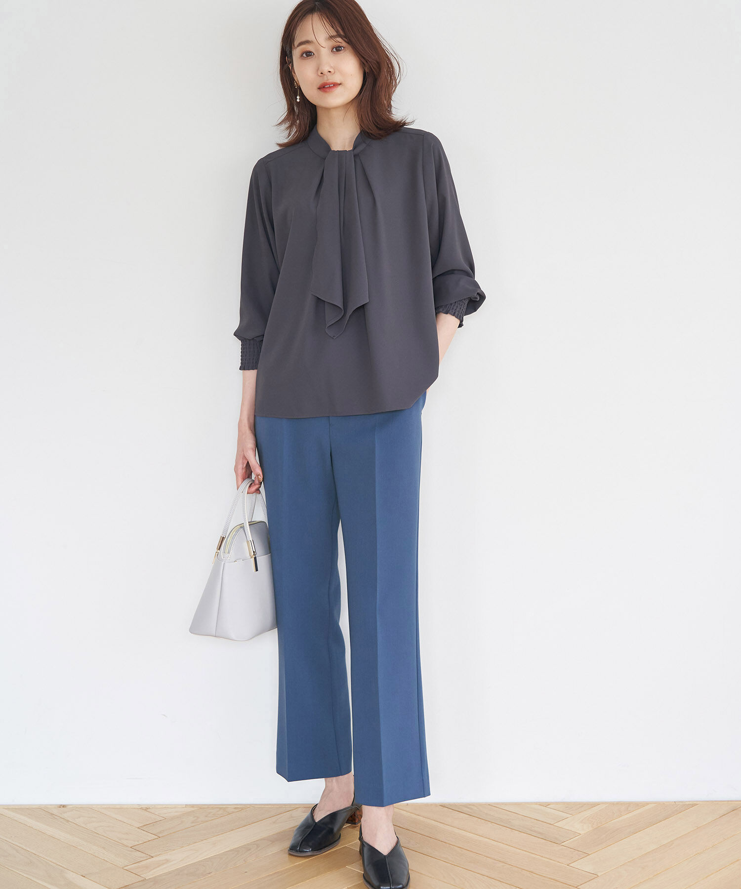 Rope&rsquo;Picnic「スティックカラーパンツ」|スラックス|