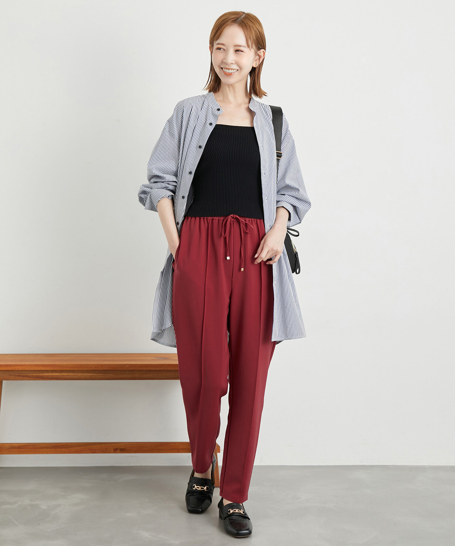 Rope&rsquo;Picnic「ステファニージョガーパンツ」|チノ|